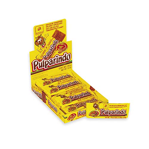 De La Rosa Pulparindo Tamarind Candy Bars - Pack of 3 | Sweet & Spicy Mexican Treat for Parties, Snacks & Gifting