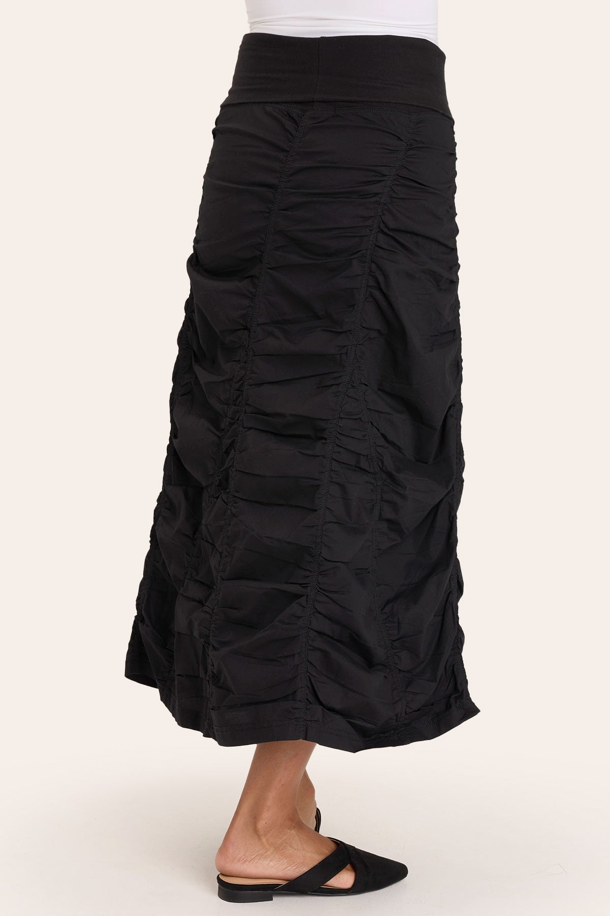 Gored Peasant Skirt for Women - Flowy Boho Midi Skirt with Elastic Waist | Perfect for Summer, Festivals & Casual Outfits