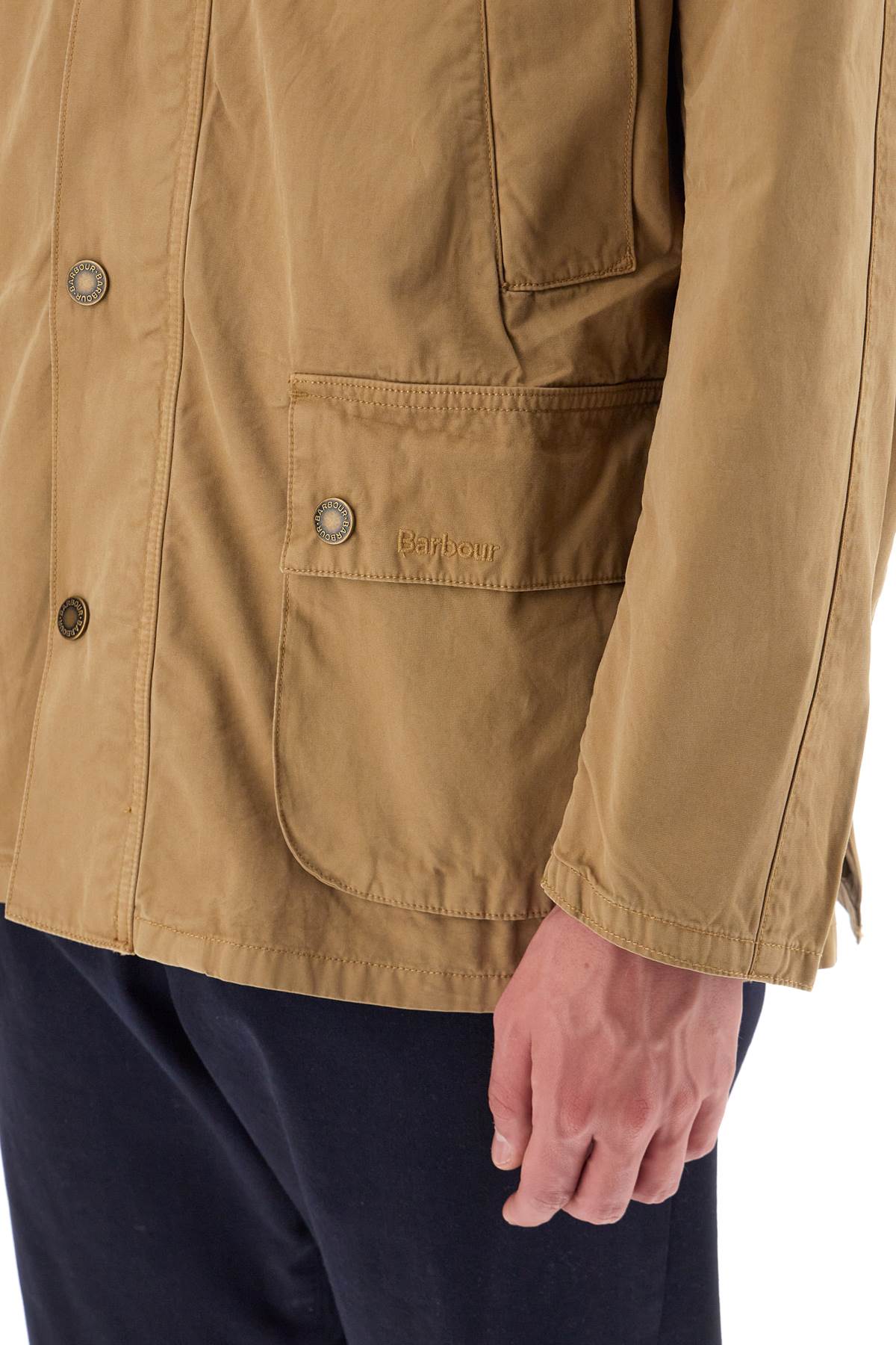 Barbour Ashby Casual Jacket for Men & Women - Waterproof Waxed Cotton Coat for Outdoor, Hiking & Everyday Wear