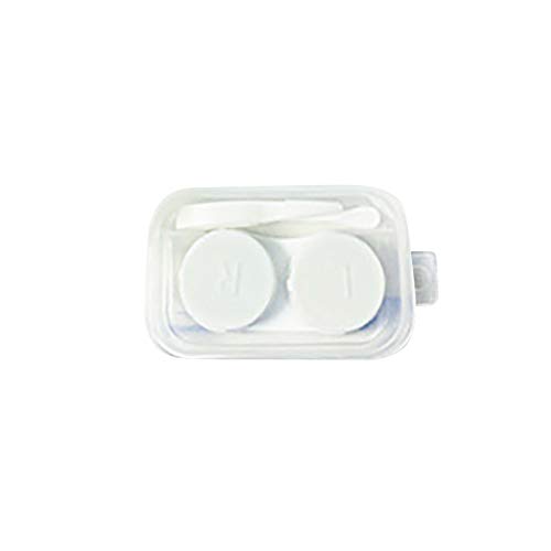 Stylish Double Layer Cosmetic & Contact Lens Storage Case for Women - Perfect for Travel, Makeup Organizer, and Eyewear Protection