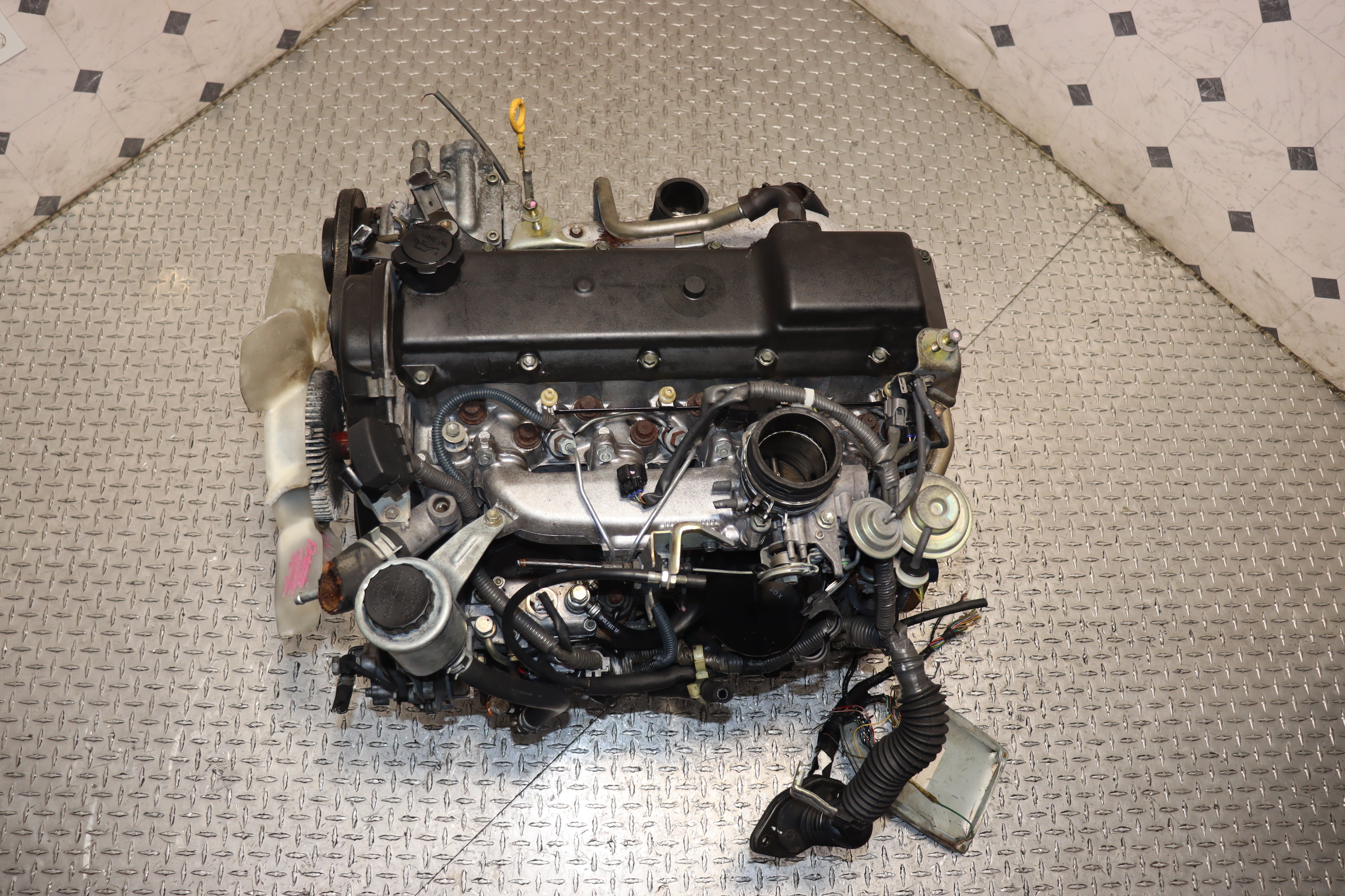 JDM 1KZ-TE 3.0L Turbo Diesel Engine for 96-02 Toyota 4Runner Hilux Surf - Replacement Motor for Off-Road & Performance Upgrades