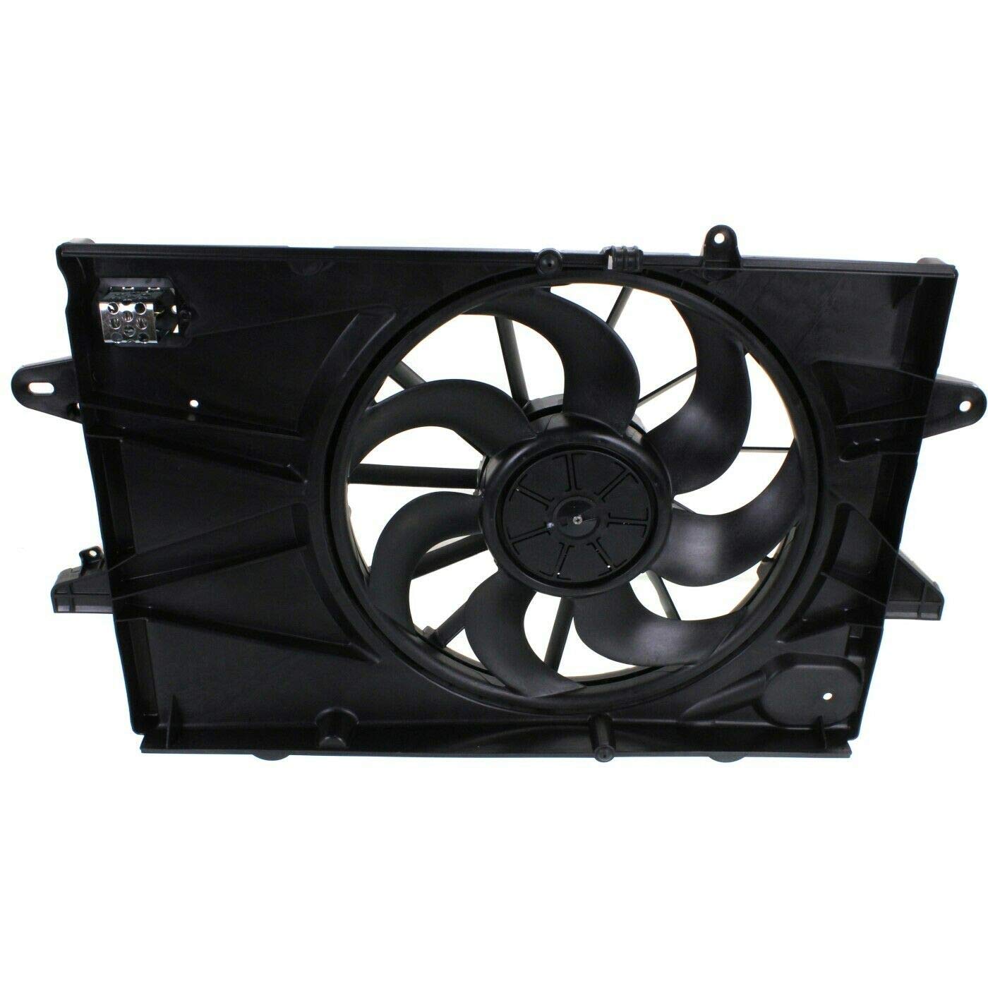 High-Performance Radiator Cooling Fan Assembly - Compatible with 12227216 & 25952813 PFM - Perfect for Car Engine Cooling & Overheating Prevention