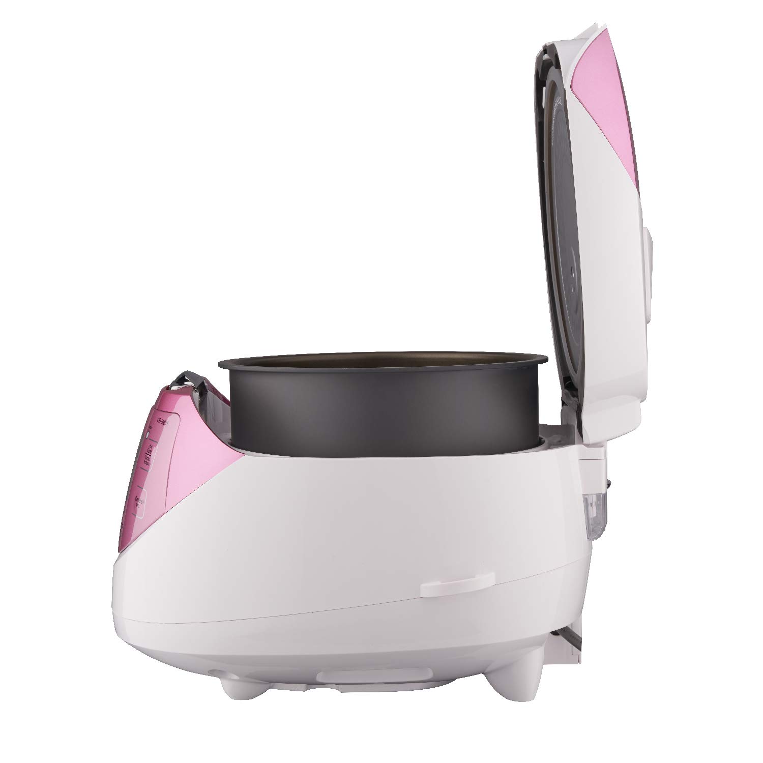 CUCKOO CR-0631F 6-Cup Uncooked / 12-Cup Cooked Micom Rice Cooker with Nonstick Inner Pot - 7 Menu Modes, LCD Display, Fuzzy Logic Technology, Auto Clean Function (White/Pink) - Perfect for Small Families, Dorm Rooms & Meal Prep