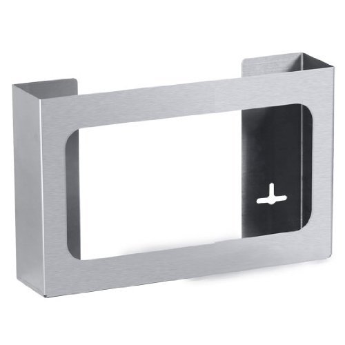 Omnimed 305303 Triple Side-By-Side Glove Box Holder - 2 Pack Stainless Steel Medical Organizer for Exam Rooms, Clinics & Hospitals