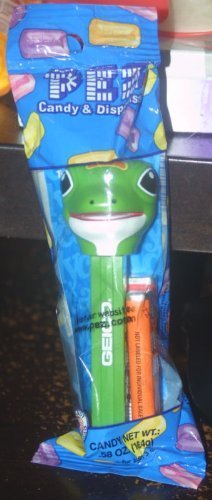 GEICO GECKO PEZ Dispenser with Candy - Fun Collectible for Gifts & Parties