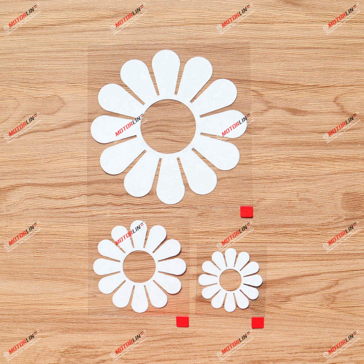 Daisy Flower Vinyl Decal Stickers - 3 Pack (2