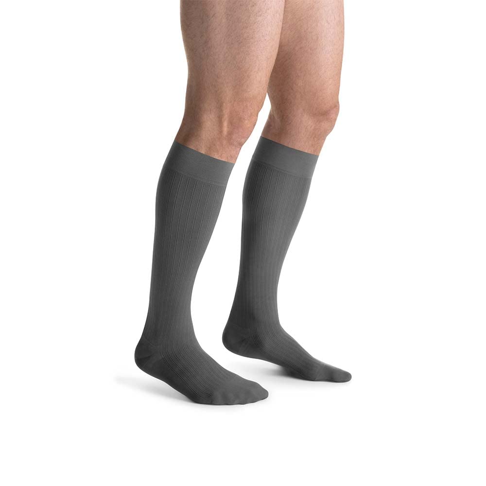 JOBST for Men Ambition Compression Socks 30-40 mmHg Knee High - Medical Grade Graduated Support Socks for Circulation & Swelling Relief - SoftFit Band & Closed Toe Design - Ideal for Running, Travel & Long Work Shifts