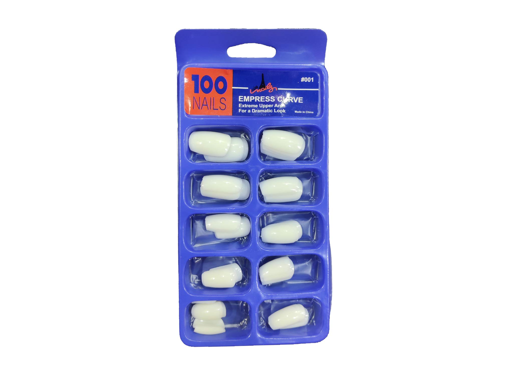 Assfo White Acrylic Fake Nails for Nail Art - 24pcs Full Cover Press on Nails with Nail Glue 10g Kit - Perfect for Salon, Home Manicure & Party Nail Designs