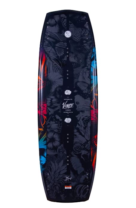 Hyperlite Venice Women's Wakeboard 136cm - Black/Red - Premium Performance for Wakeboarding & Water Sports
