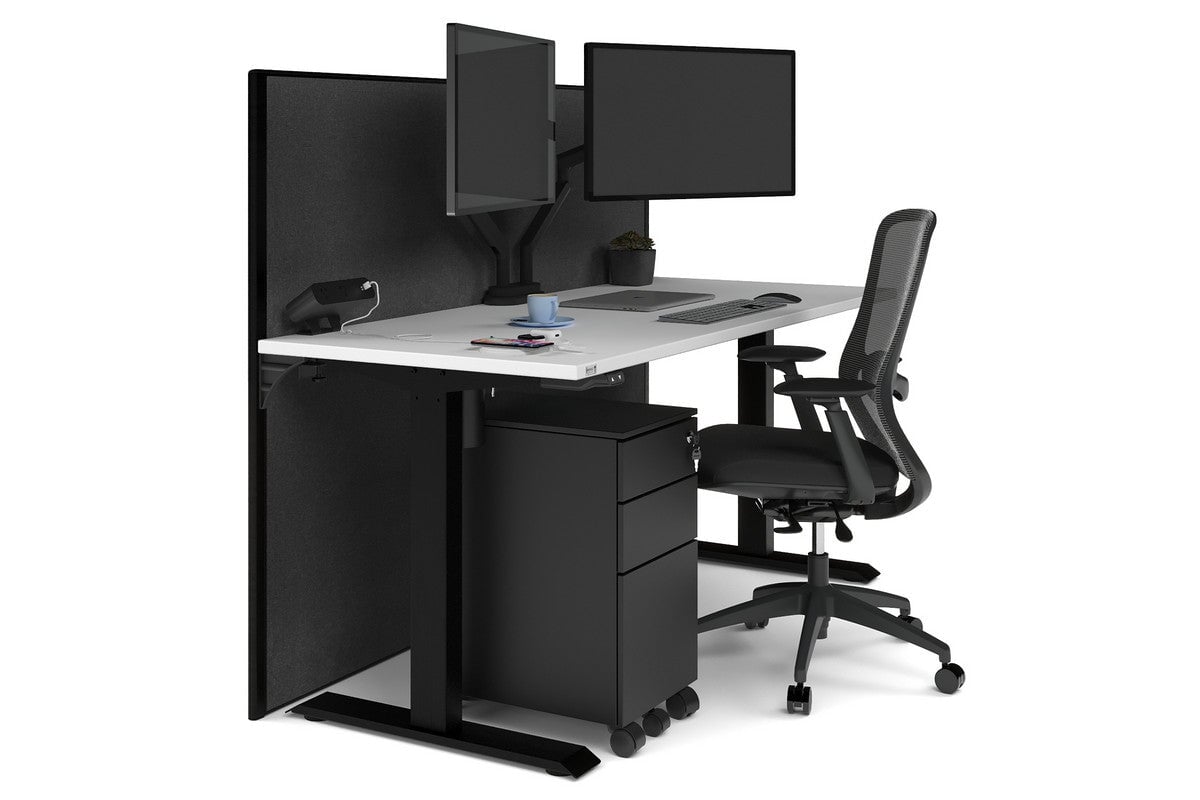 Height Adjustable Desk 1600L x 700W - Ergonomic Standing Desk for Home & Office - Perfect for Work, Study & Gaming