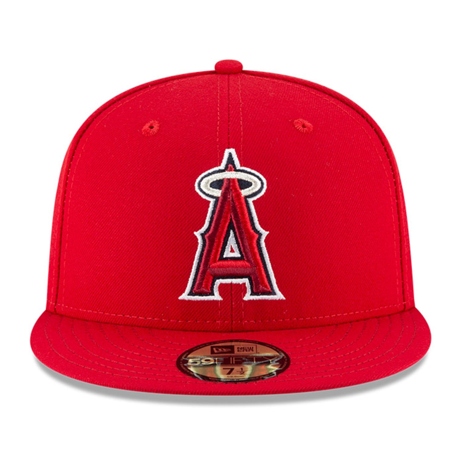 New Era 59Fifty Authentic MLB Los Angeles Angels Snapback Baseball Cap - Red | Official Licensed Game Hat for Men & Women | Perfect for Baseball Games, Sports Events & Streetwear Fashion