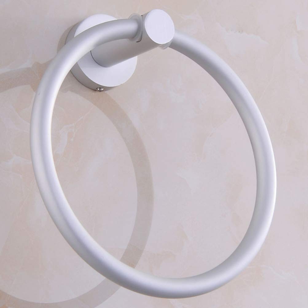 Easy Install Aluminum Towel Rack - Space Saving Bathroom Hook Holder for Towels & Robes | Perfect for Home, Hotel & Public Restroom Accessories