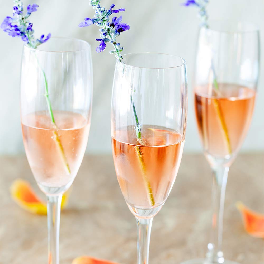 Restaurantware Voglia Nude 6 Ounce Champagne Glasses Set of 12 - Premium Crystal Flute Glasses with Laser-Cut Rim, Dishwasher Safe Stemware for Weddings, Parties & Daily Use | Fine-Blown Crystal Champagne Flutes for Special Occasions & Elegant Dining