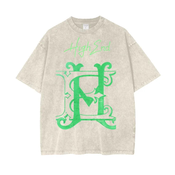Premium Acid Wash Oversized T-Shirt for Men - 250 GSM High-Quality Cotton - Trendy Streetwear & Casual Wear - Perfect for Everyday Outfits, Parties, and Urban Fashion