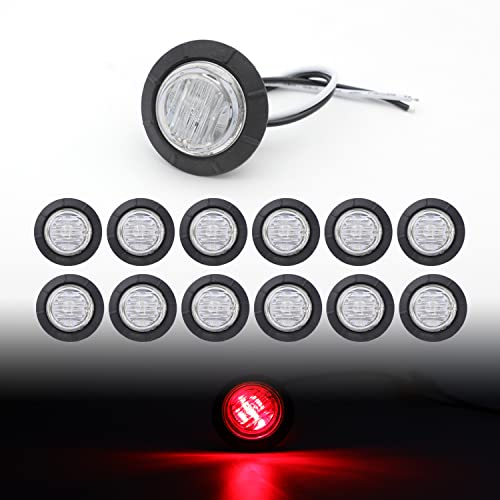 Clear Lens Red (12 Pcs)