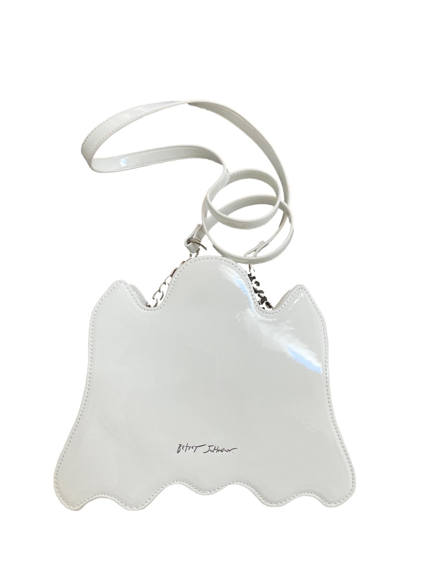 Betsey Johnson XOBOO Kitsch Ghost Crossbody Bag - Stylish White Halloween Purse for Women | Perfect for Parties, Costumes & Everyday Fashion Accessory