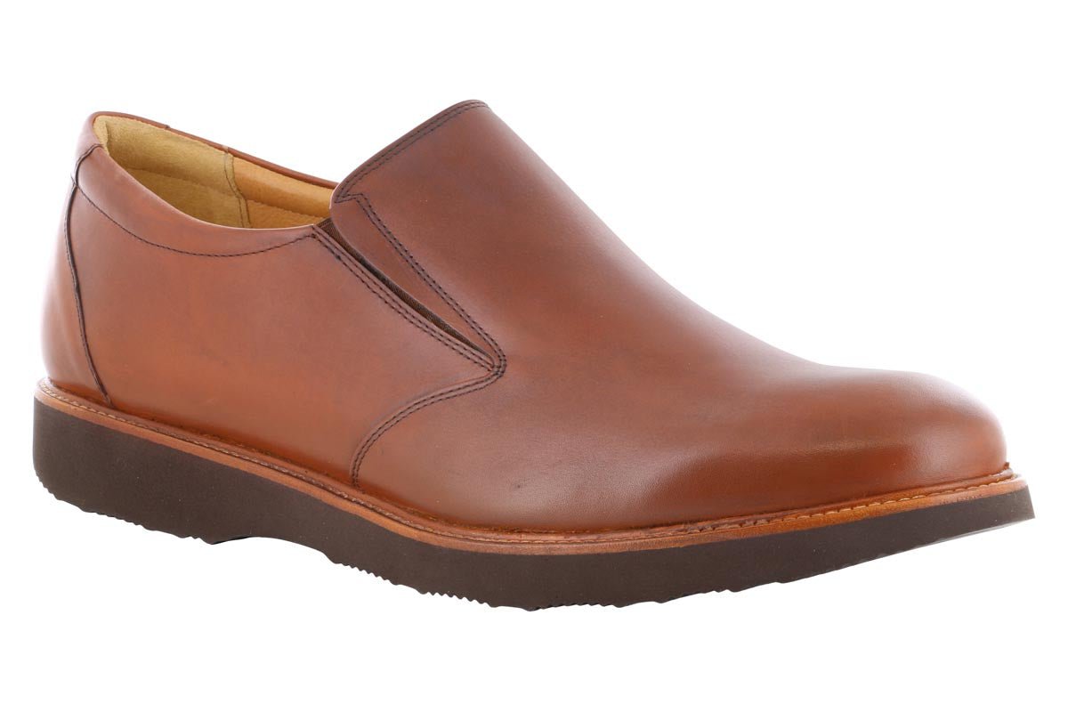 Samuel Hubbard Frequent Traveler Slip-On Shoes for Men - Comfortable Lightweight Tan Loafers - Perfect for Business Travel & Casual Wear