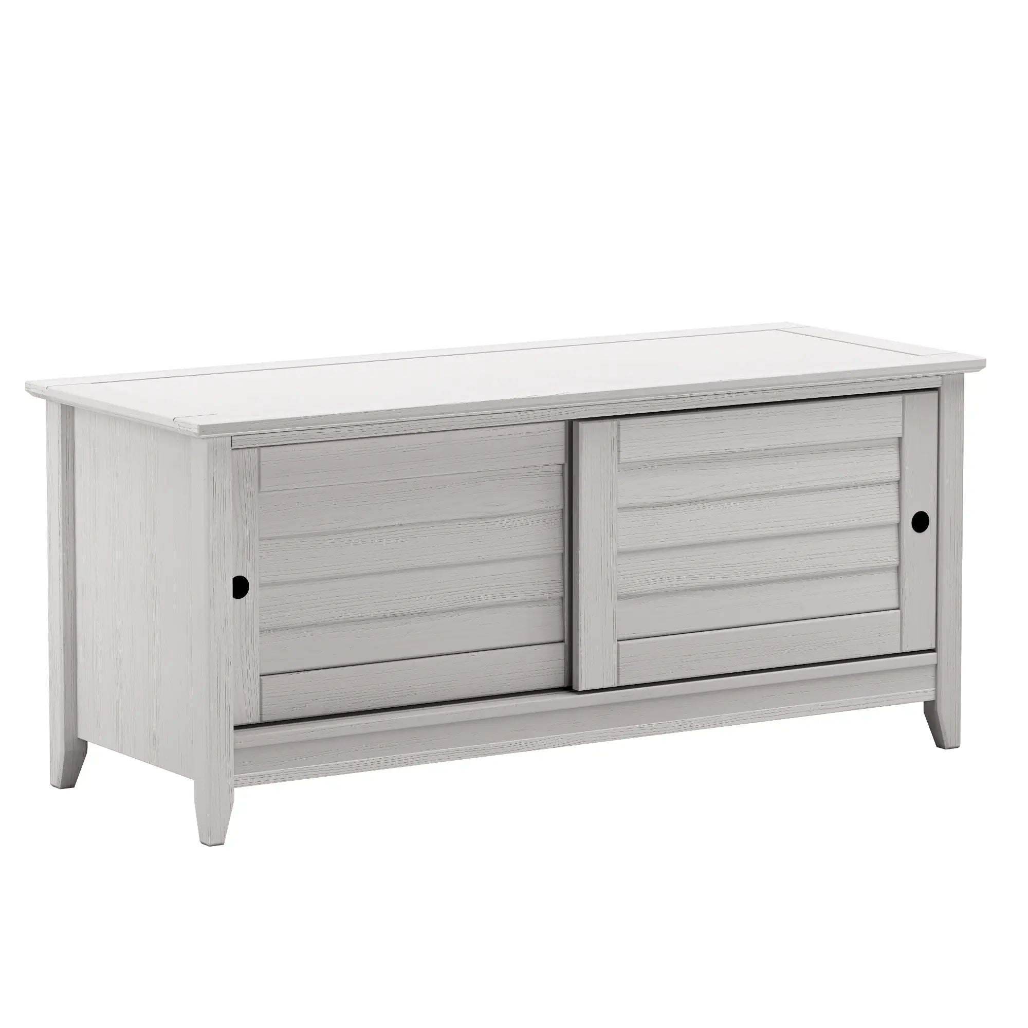 Greenport Storage Bench - Stylish and Functional Entryway Organizer with Seat | Perfect for Hallway, Living Room, and Bedroom Storage Solutions