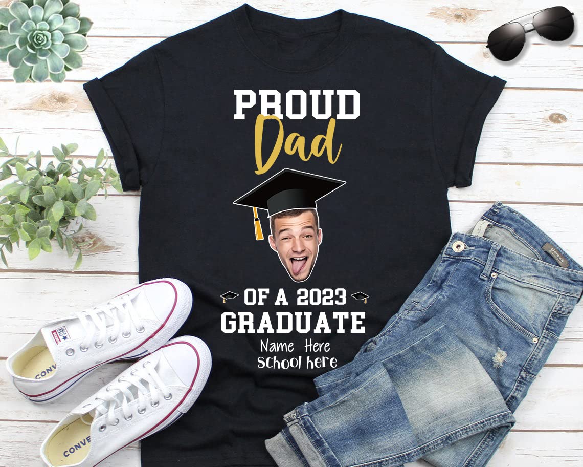 Custom Class of 2023 Graduation T-Shirt for Men - Personalized 2023 Graduate Gift - Perfect for Graduation Parties & School Celebrations