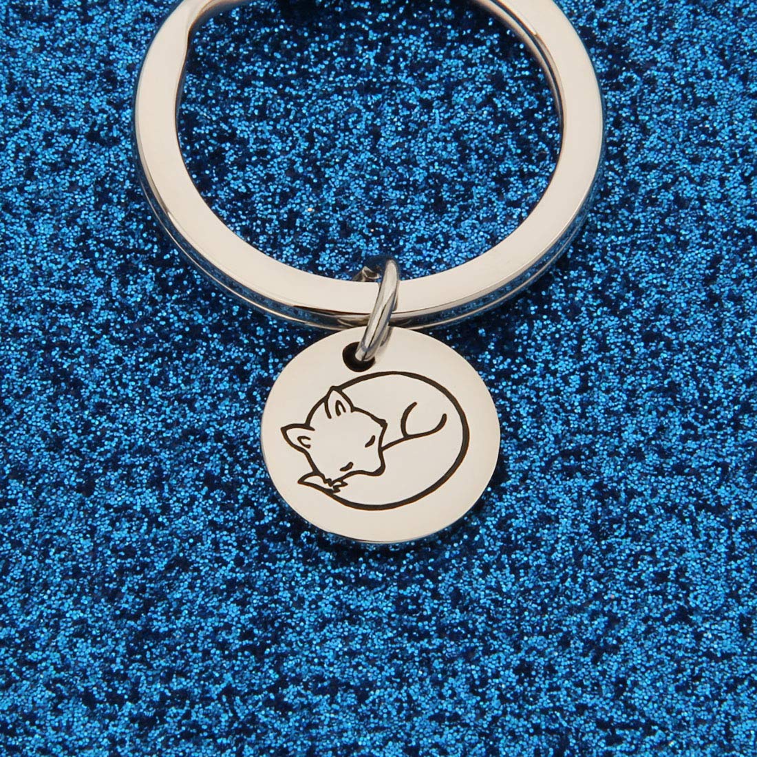 Fox Keychain Jewelry Inspired by 'The Little Prince' - Perfect Book Lover Gift for Friends & Couples - Great for Everyday Carry, Backpacks, and Keychains