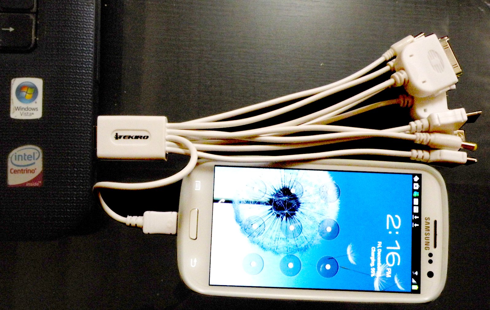 Samsung SDC-MS21S Car Charger Kit with 10-in-1 USB Cable - Fast Charging for Home & Travel