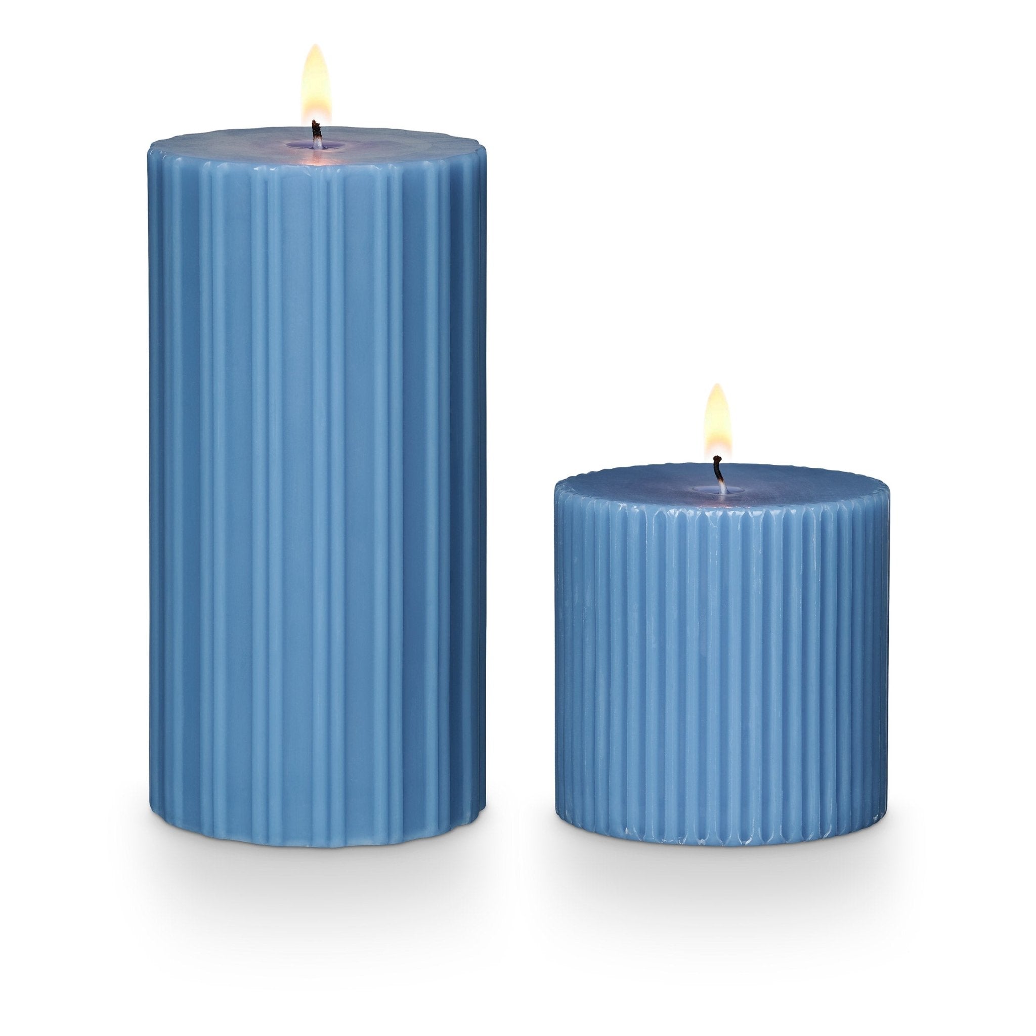 Citrus Crush Small Scented Pillar Candle - Aromatherapy for Home & Relaxation | Perfect for Living Room, Bedroom & Bathroom