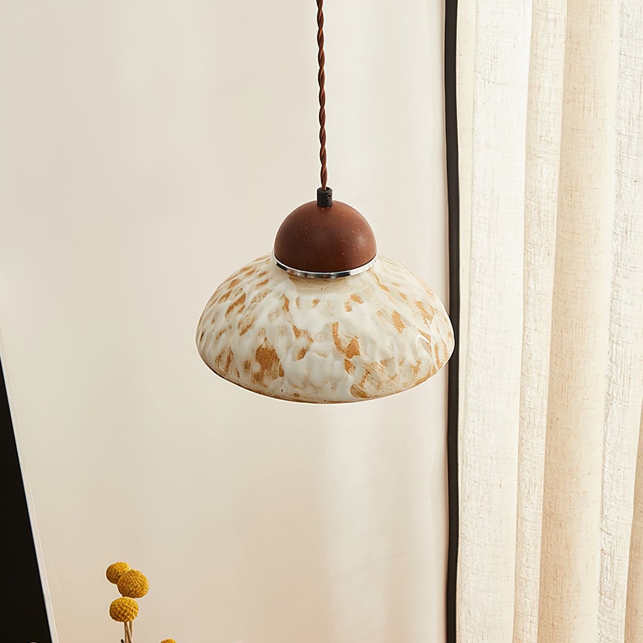 Wella Pendant Lamp - Modern Hanging Light Fixture for Kitchen, Dining Room & Bedroom | Dimmable LED Ceiling Light with Adjustable Height
