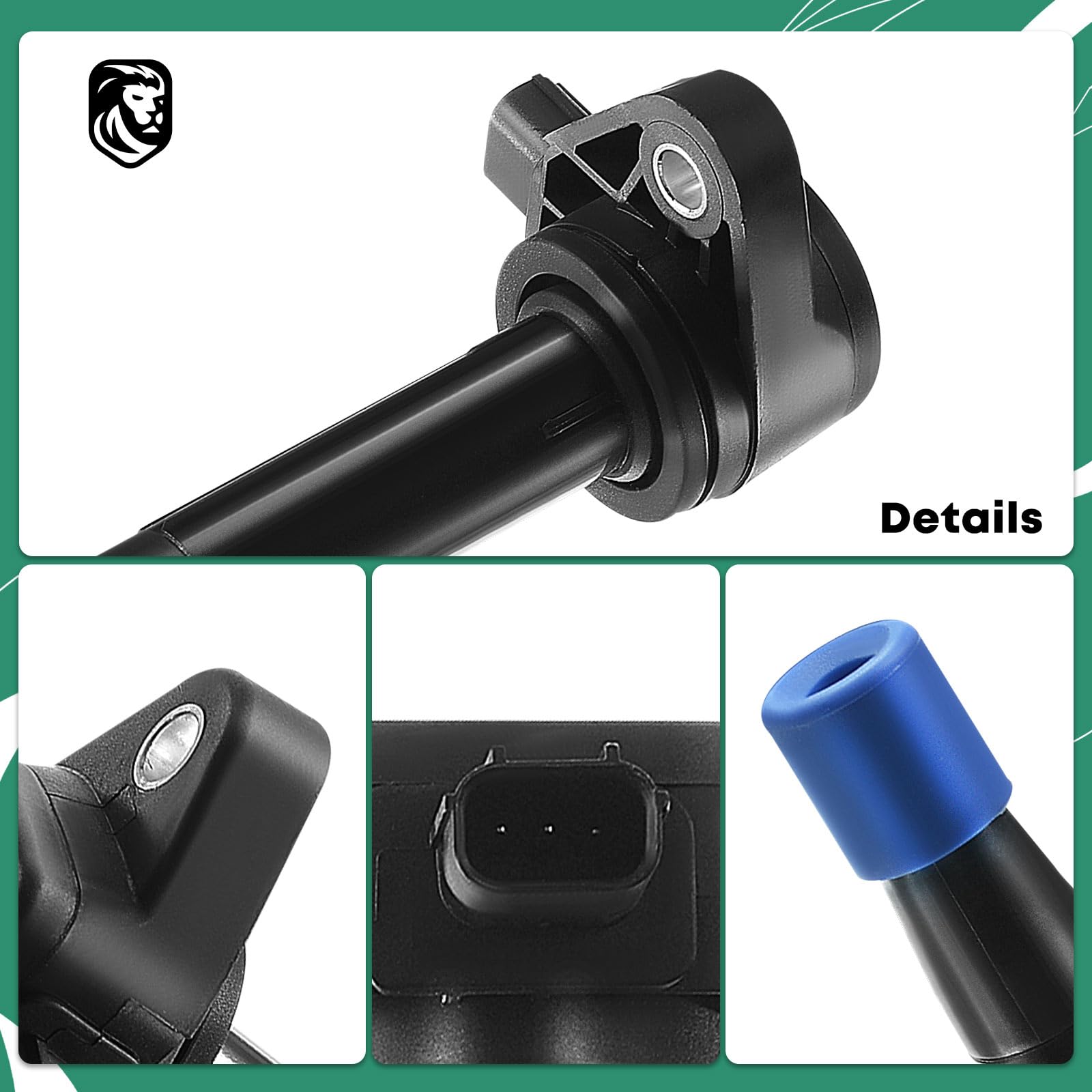 High Performance Ignition Coil Replacement for Honda Accord 2008-2012, Odyssey 2008-2017, Crosstour 2012, Acura TL 2009-2014, TSX 2010-2014, RL 2009-2012 | Compatible with 3.5L & 3.7L V6 Engines | Replaces OEM 1788379 | Perfect for Smoother Acceleration & Improved Fuel Efficiency