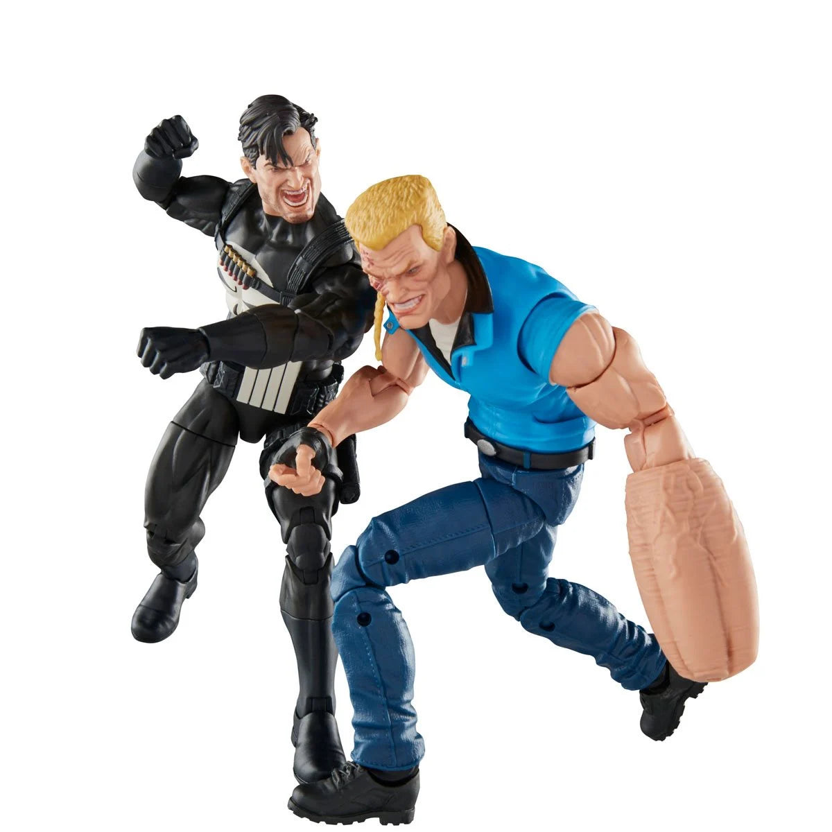Marvel Legends Series The Punisher & Bushwacker Action Figures - War Journal Edition | Collectible Superhero Toys for Display & Comic Book Scenes