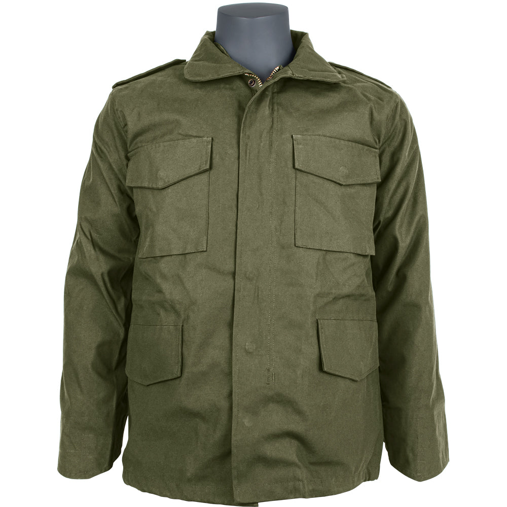 Men's M-65 Field Jacket with Removable Liner - Military Style Outerwear for Outdoor Adventures, Camping & Hiking | Water-Resistant Cold Weather Coat