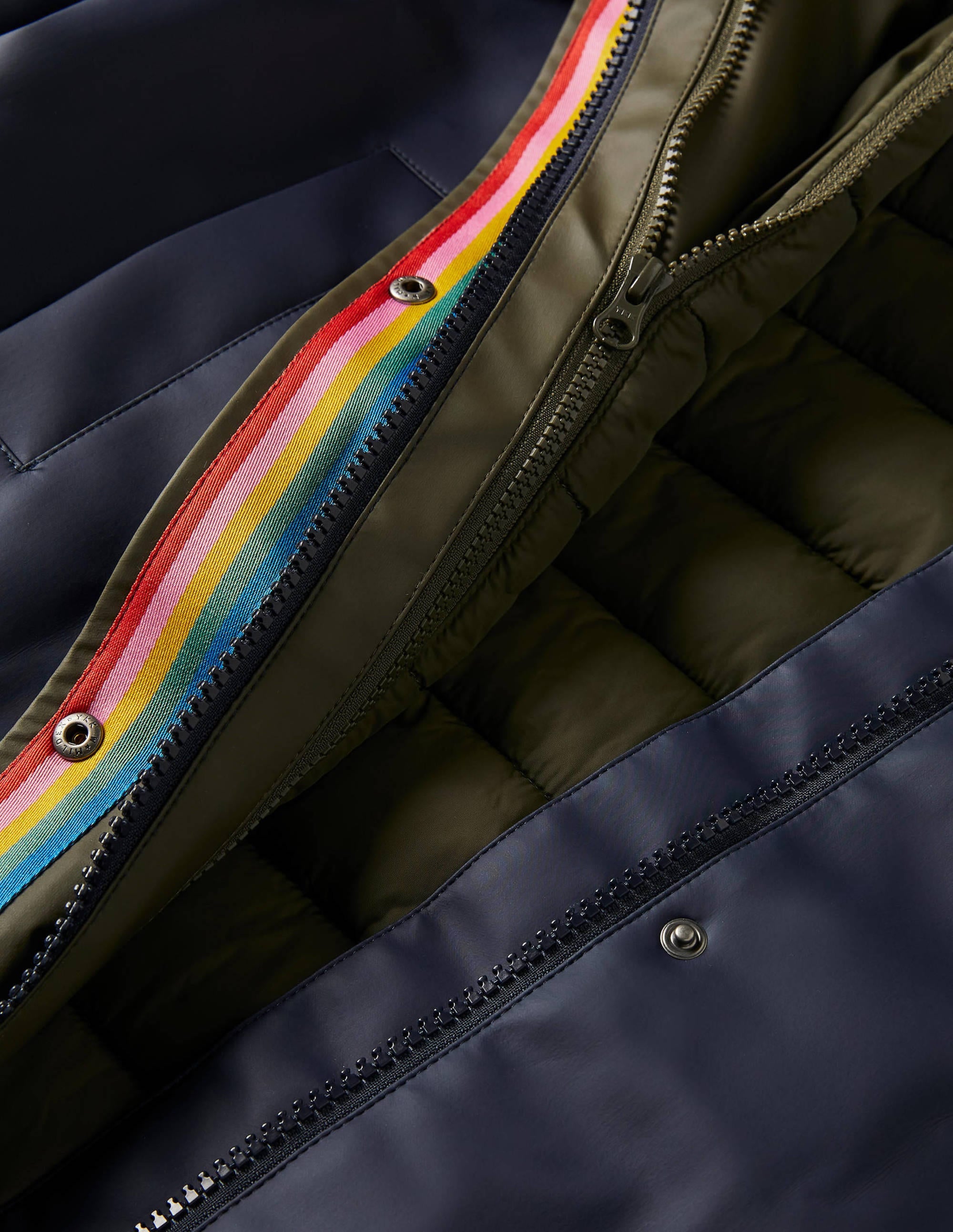 Waterproof Bamburgh Raincoat for Men & Women - Navy & Khaki Outdoor Jacket - Perfect for Hiking, Camping & Daily Commute
