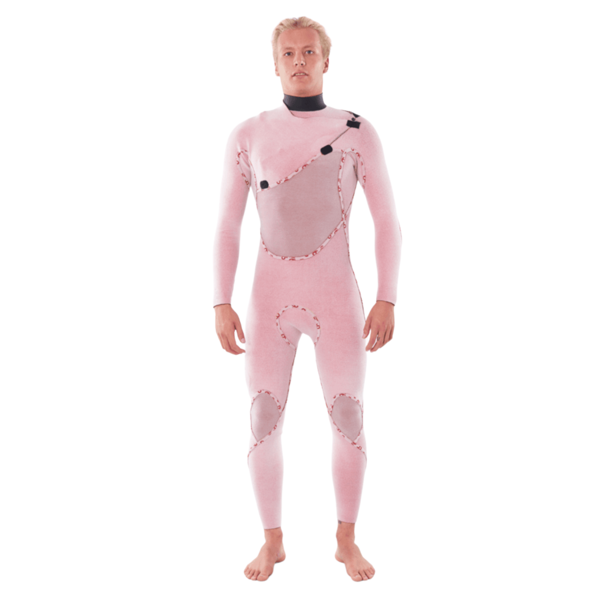 Rip Curl FLASHBOMB 4/3mm Chest Zip Steamer Wetsuit for Men - Warm & Flexible Surfing Suit for Cold Water Surfing, Diving & Water Sports