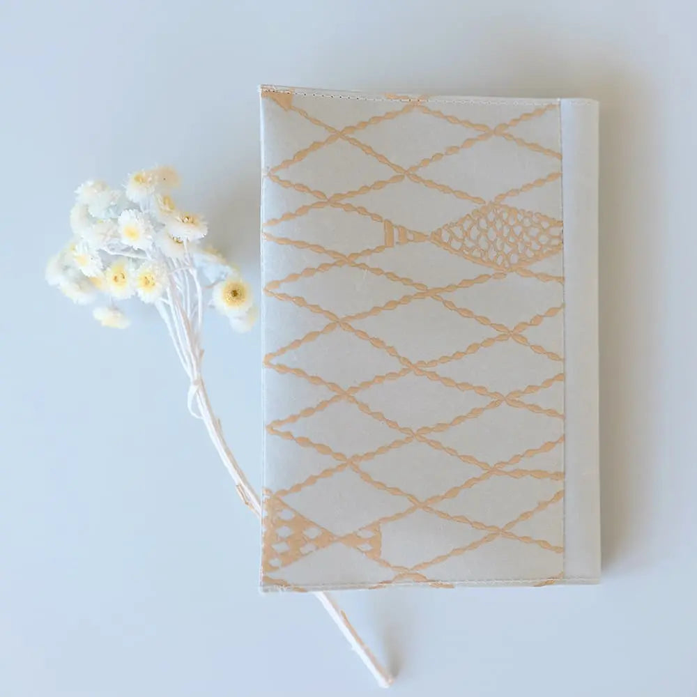 mina perhonen A6 Book Cover for Hobonichi Planner - Premium PU Leather Notebook Cover with Onen Pacific Design - Perfect for Journaling, Note-Taking & Daily Organization