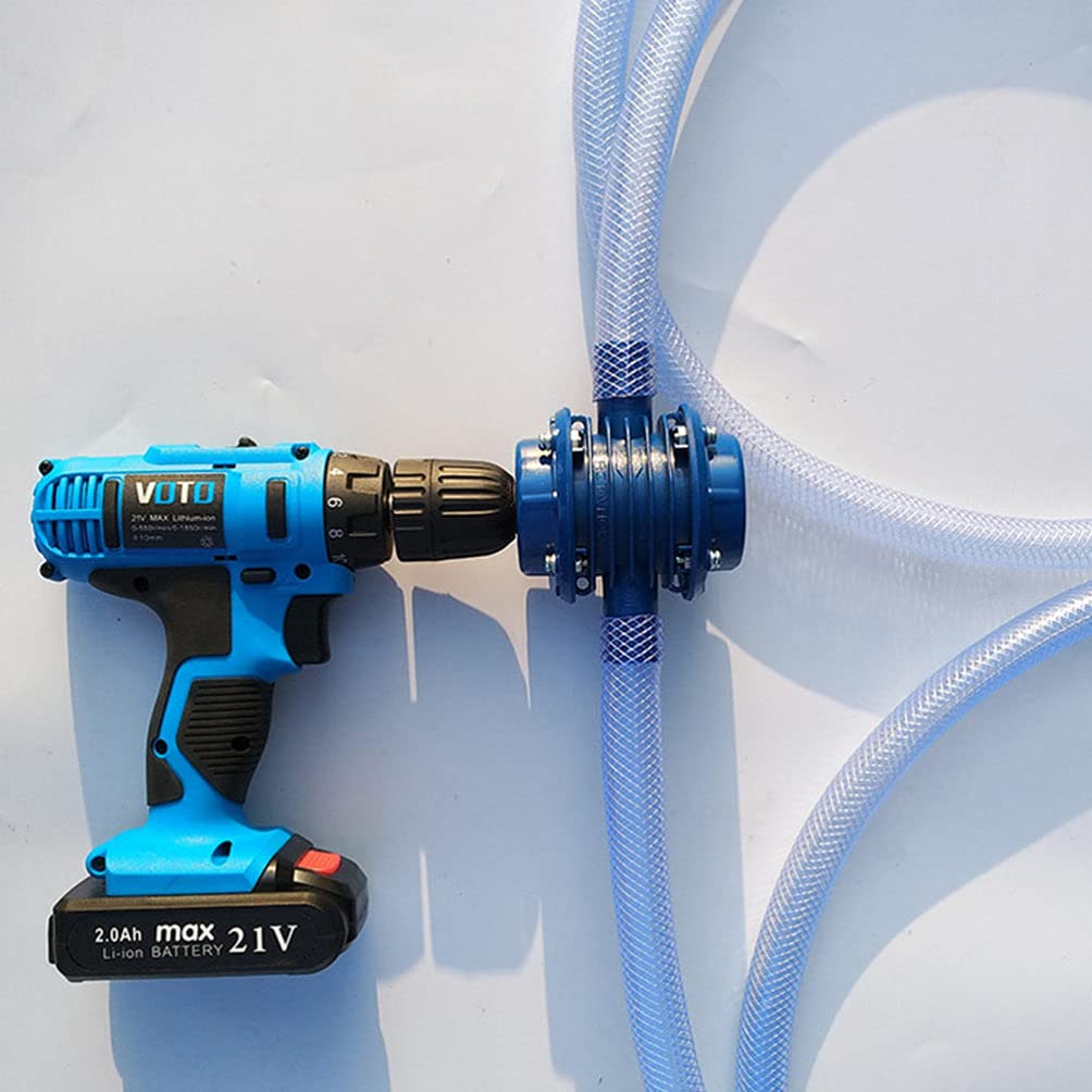 UKCOCO 1PC Self-Priming Water Transfer Pump - Submersible Electric Drill Pump for Air Conditioner Hose, Engineering Plastic Construction - Ideal for Home, Garden, and DIY Water Transfer Projects