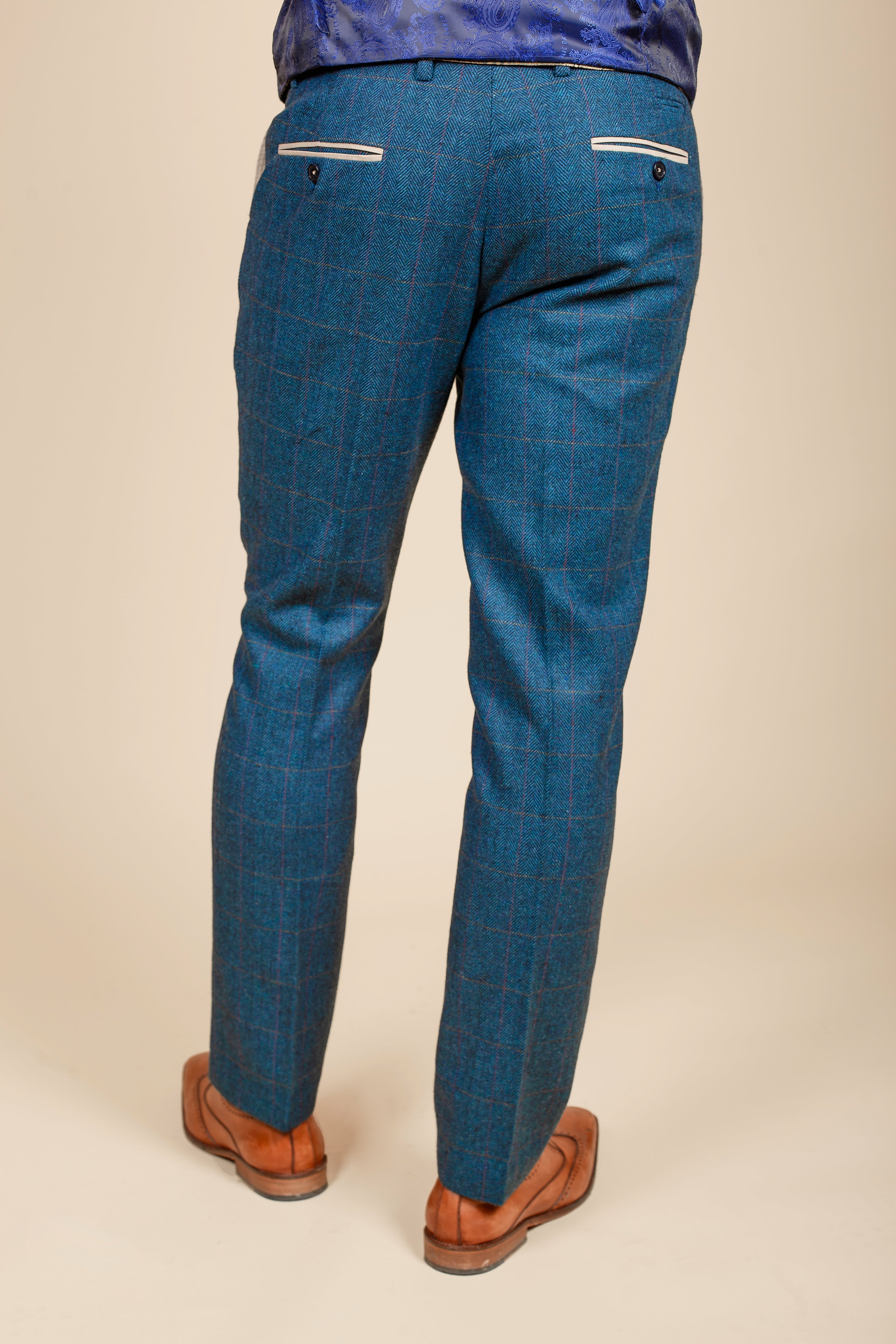 Everton FC Jarrad Branthwaite Blue Tweed Check Suit - Official Licensed Football Jersey for Matchday, Cosplay & Fan Events