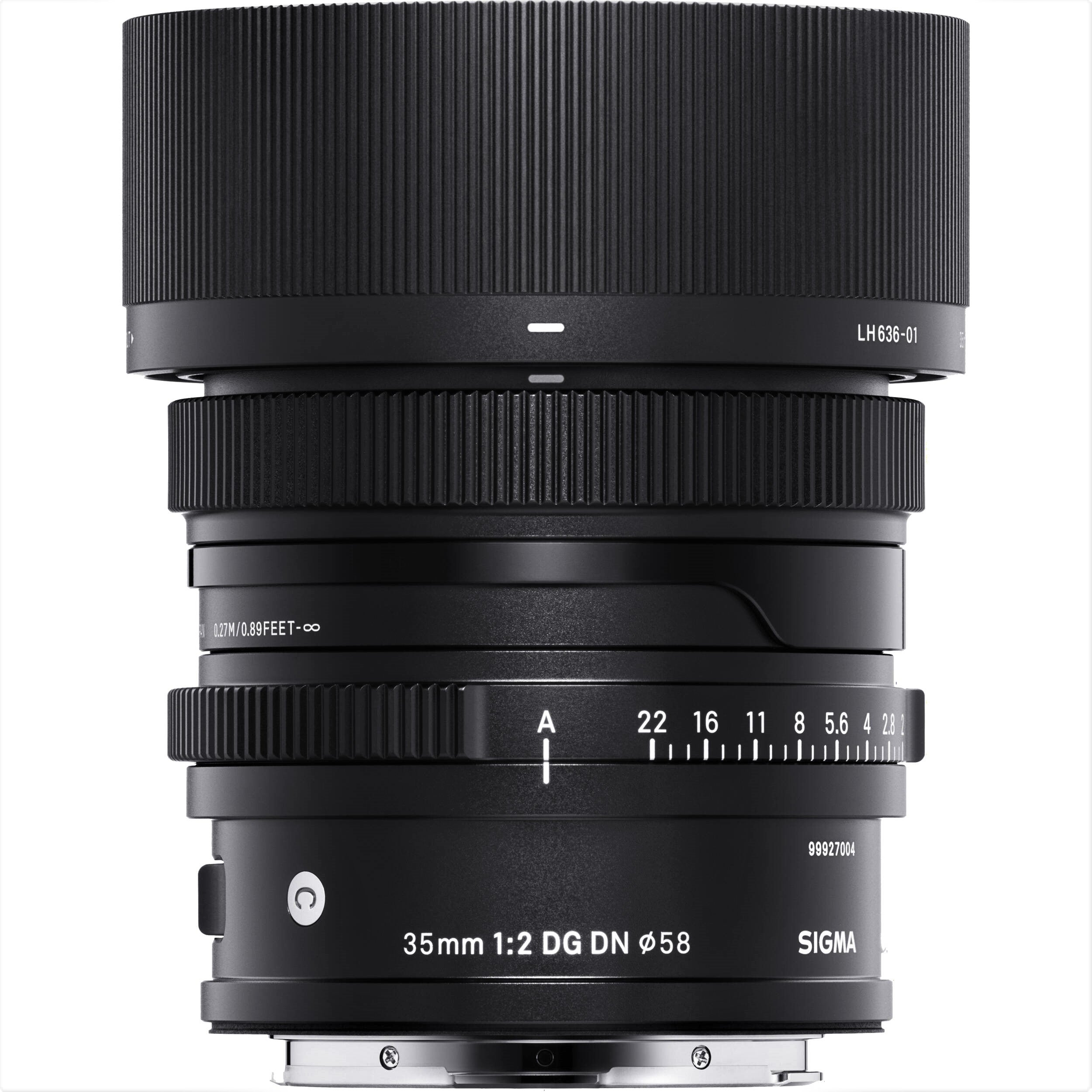 Sigma 35mm F2 DG DN Contemporary Lens for Sony E Mount & Leica L Mount - Perfect for Portrait, Street & Low Light Photography