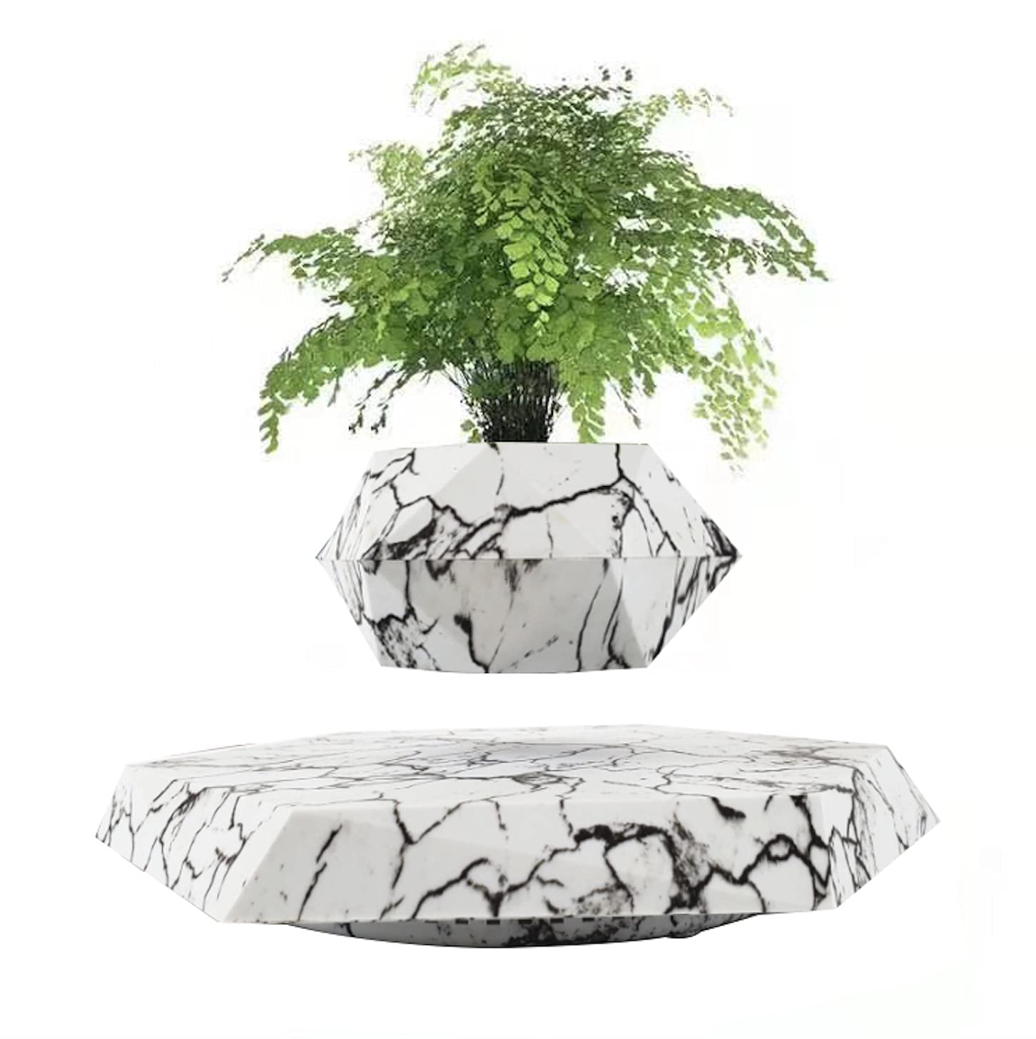 Floating Plant Pot - Levitating Air Bonsai Planter for Home & Office Decor | Unique Hanging Flower Pot for Indoor Plants, Succulents & Herbs | Perfect for Living Room, Desk Decor & Gift Ideas