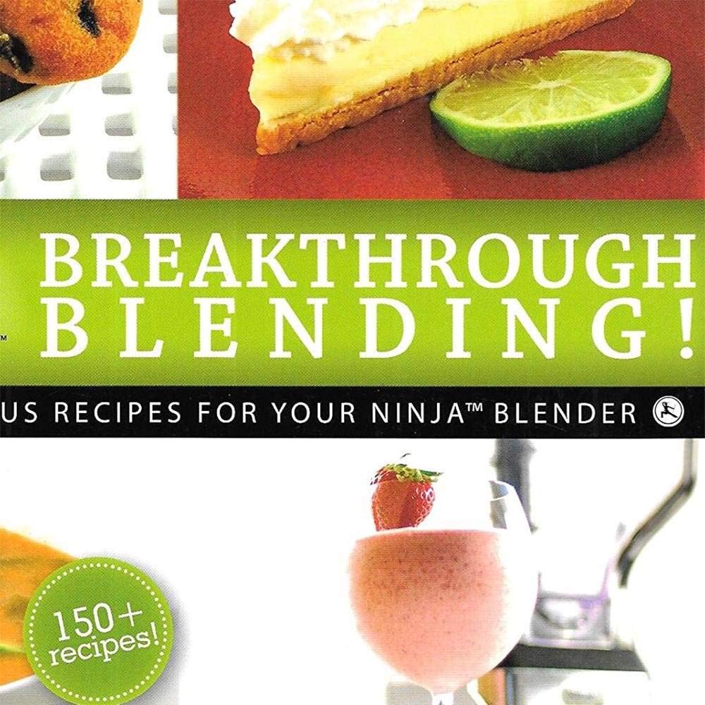 Ninja Blender - High-Speed Professional Blender with 150 Delicious Smoothie & Recipe Cookbook - Perfect for Smoothies, Soups, Nut Butters & Healthy Meal Prep