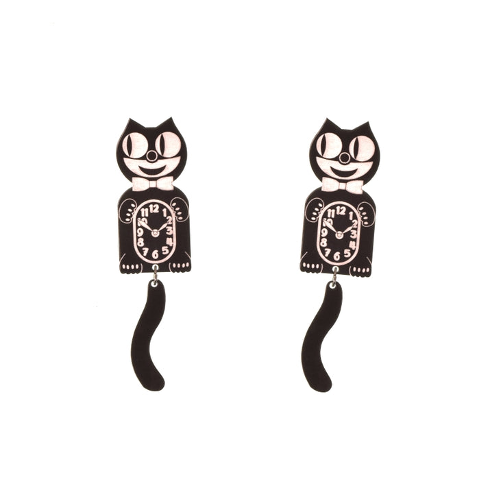 Kit Cat Klock® Officially Licensed Cat Claw K Earrings - Unique Vintage Style Jewelry for Women, Perfect for Halloween Costumes & Kawaii Fashion Accessories