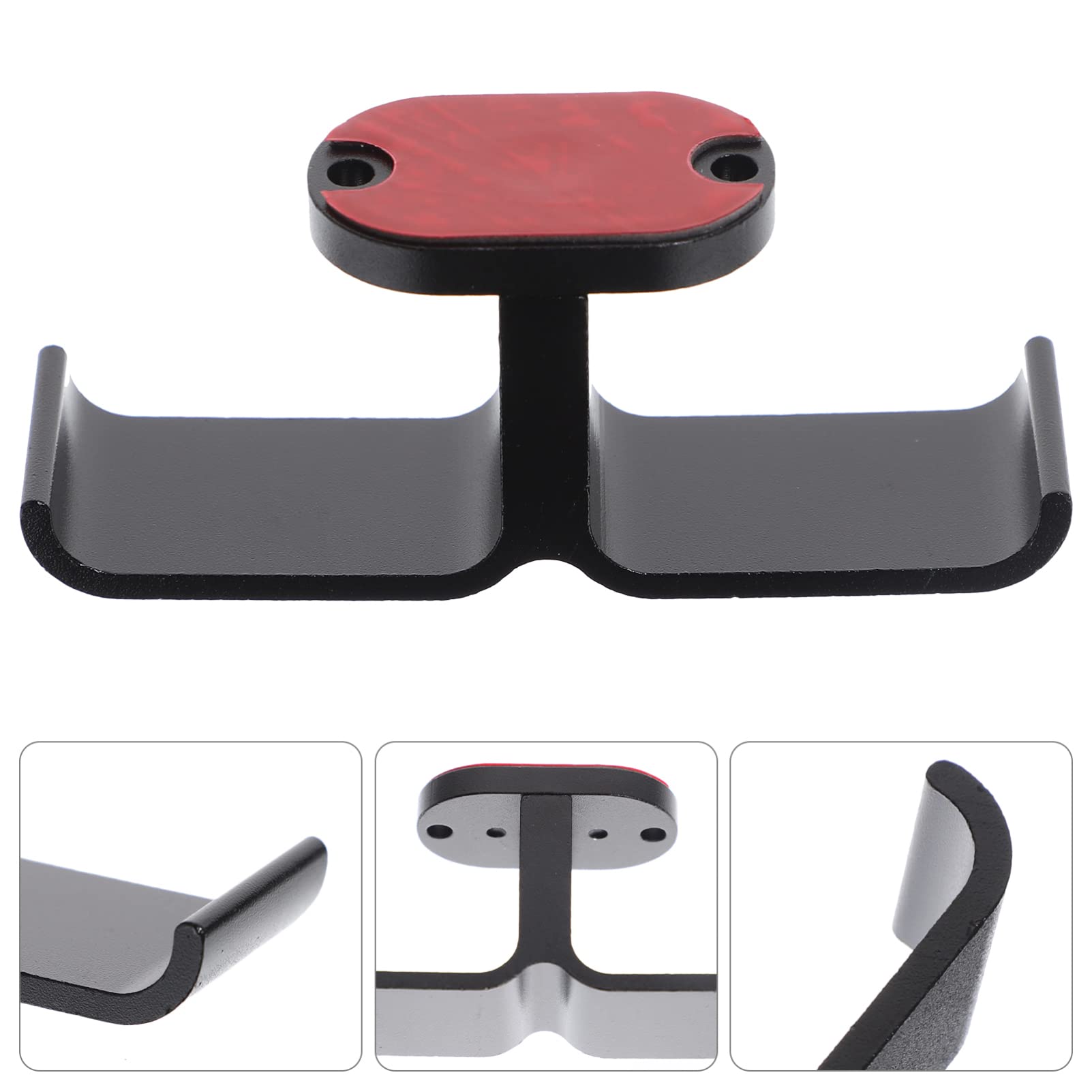 Uonlytech 2-Pack Headset Hanger - Adjustable Headphone Stand Hook for Desk, Under Desk Headset Holder with Non-Slip Base - Perfect for Gaming Setup, Office & Home Workspace Organization