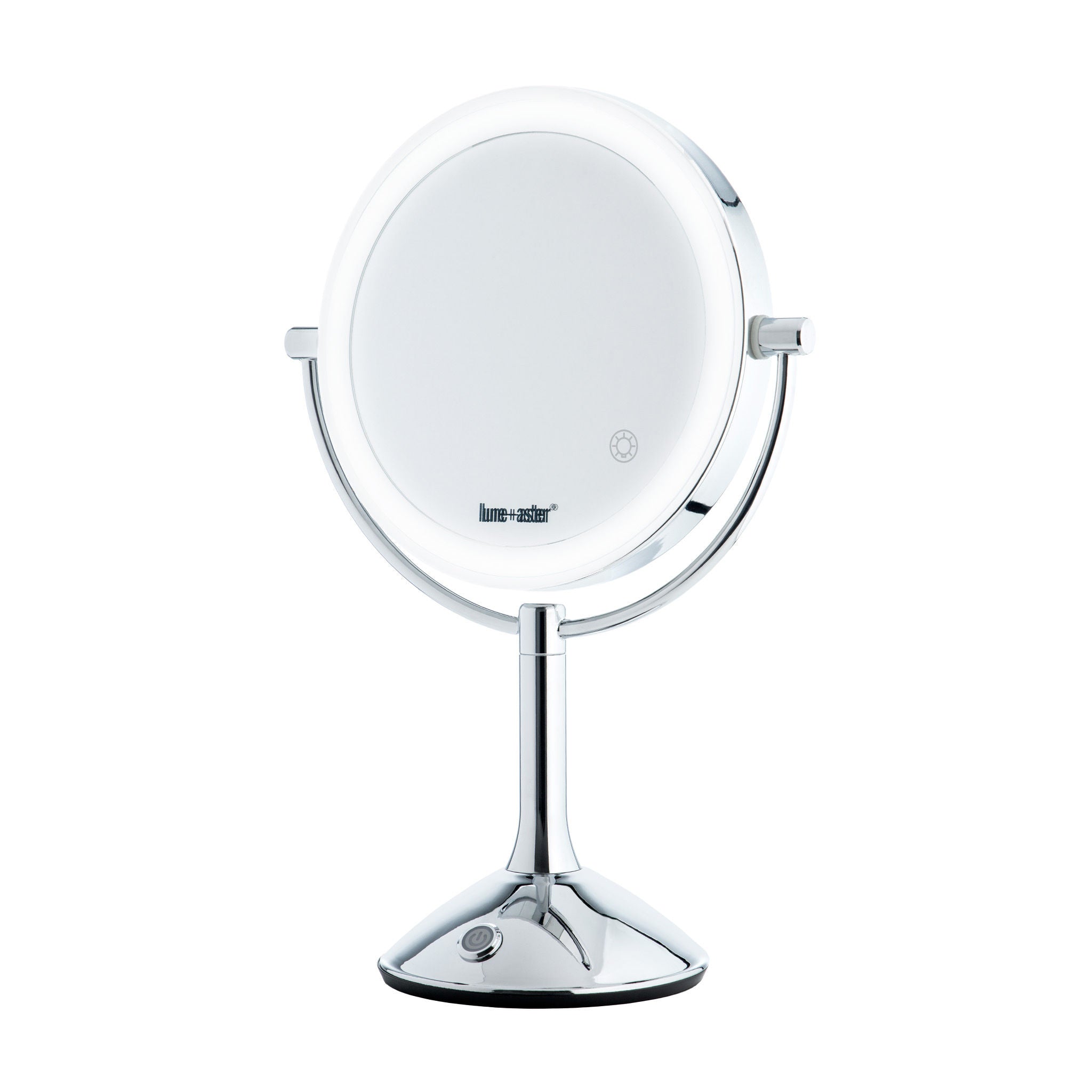 LED Vanity Mirror with Touch Control - 10X Magnification, Dimmable Light for Makeup, Shaving & Skincare - Perfect for Bathroom, Bedroom & Dressing Table