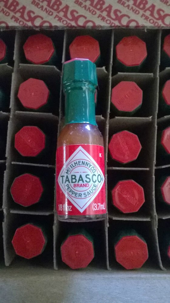 TABASCO Mini Hot Sauce Bottles - Case of 144 (1.5 oz) - Perfect for Restaurants, Catering & Party Favors | Spicy Condiment for Tacos, Wings & Bloody Marys