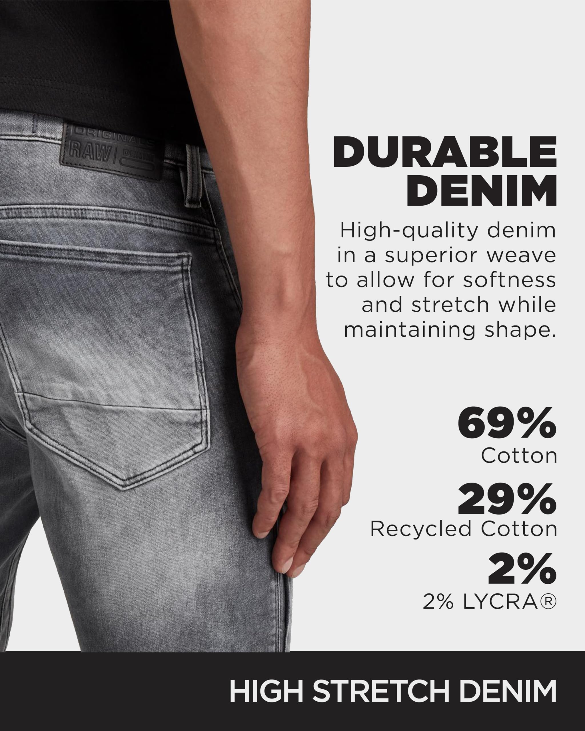 G-STAR RAW Men's Airblaze 3D Skinny Fit Jeans - Slim Stretch Denim Pants for Casual & Night Out | Perfect for Urban Streetwear & Date Night Outfits