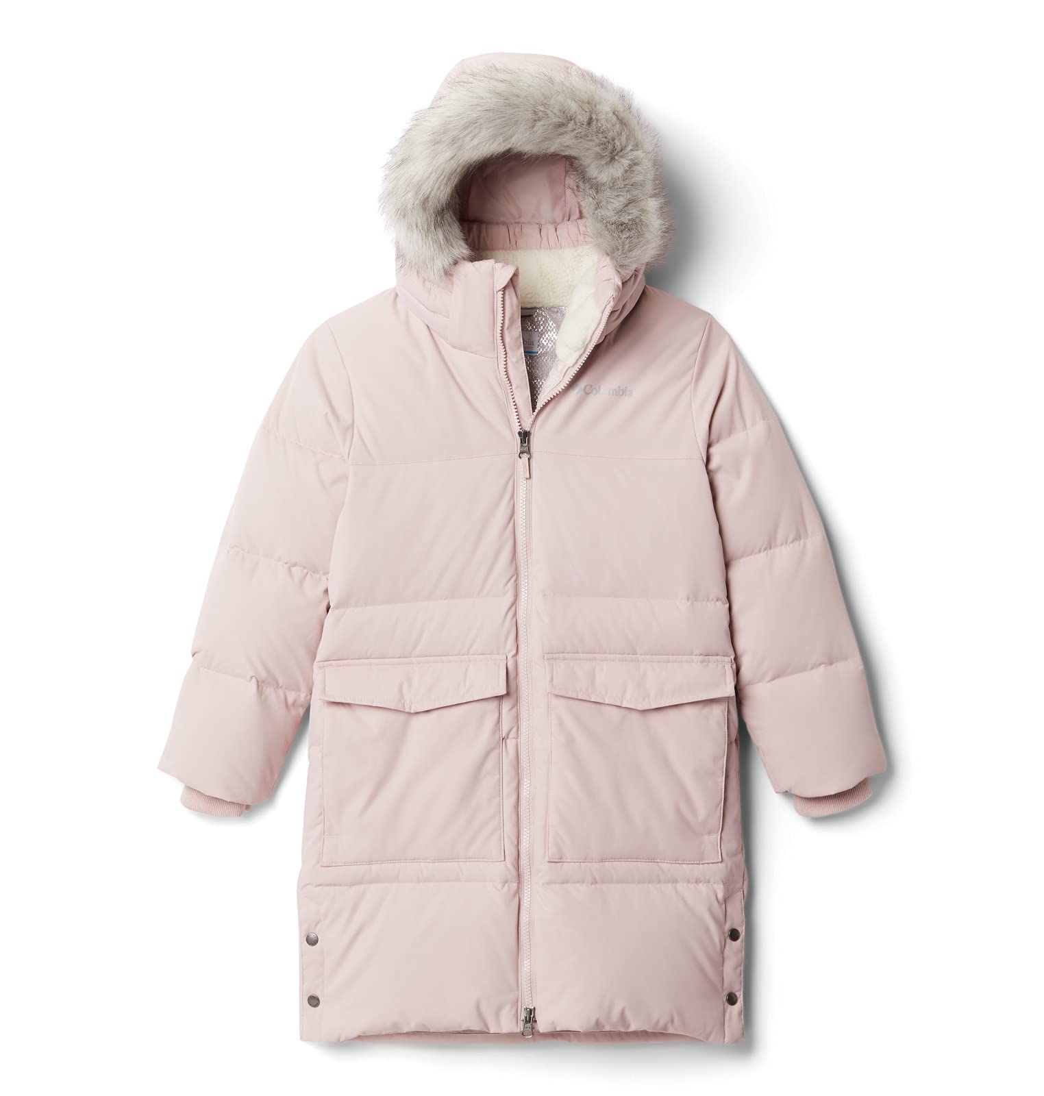 Columbia Kids' Rockfall Mid Down Jacket - Water-Resistant Winter Coat for Boys & Girls, Lightweight Insulated Puffer Jacket for Cold Weather - Perfect for School, Outdoor Play & Snow Activities