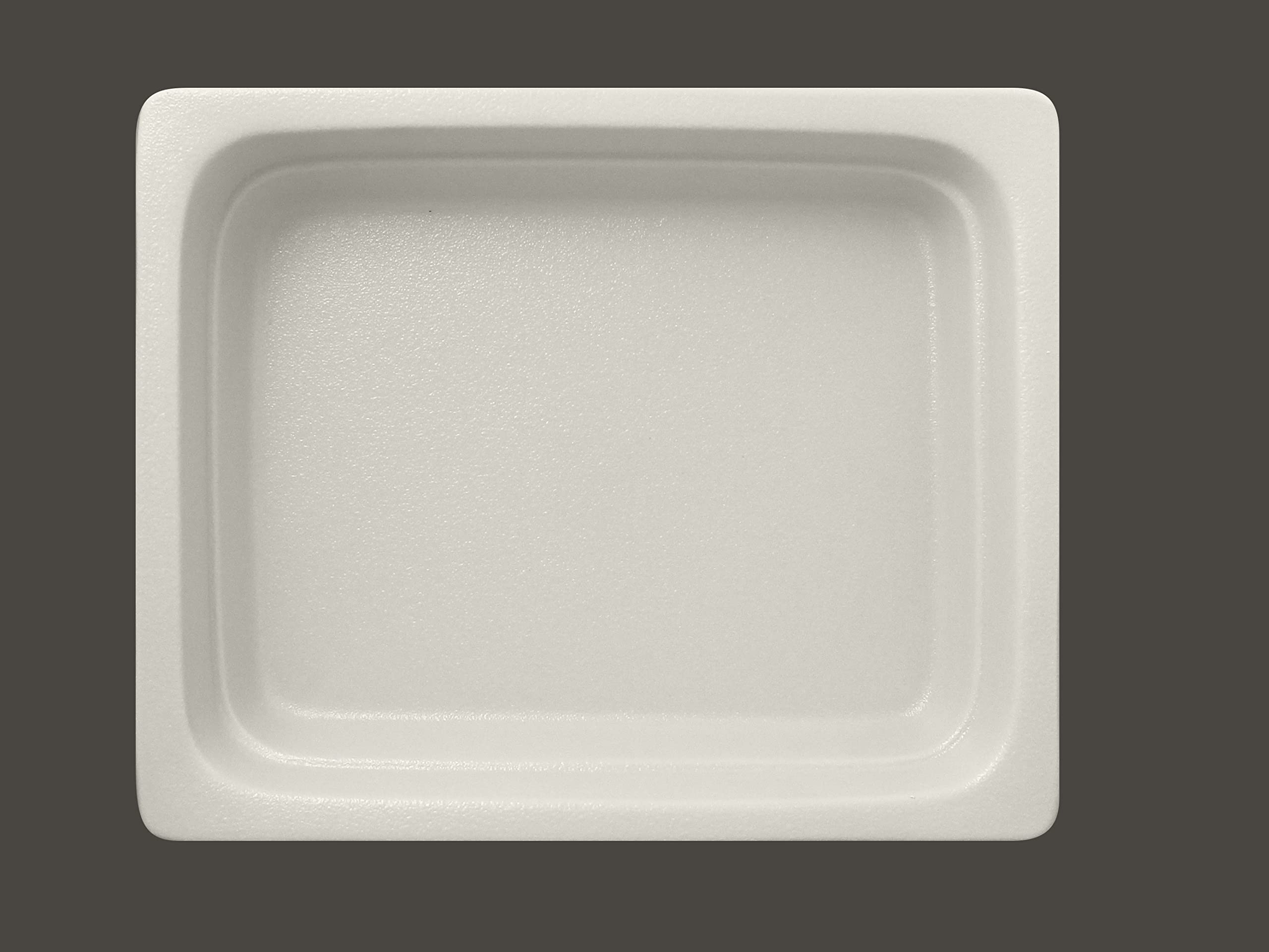 NFBU1.2WH Neo Fusion Sand Gastronorm Pan 1/2 Size (Pack of 2) - Professional Restaurant & Catering Cookware for Baking, Roasting & Food Service