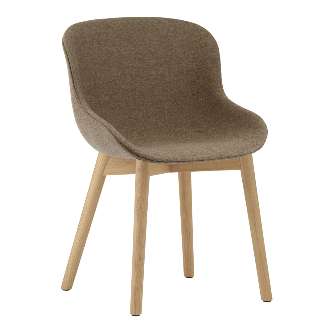 Stylish Hyg Side Chair with Wood Base & Full Upholstery - Perfect for Dining Room, Kitchen, or Home Office Seating