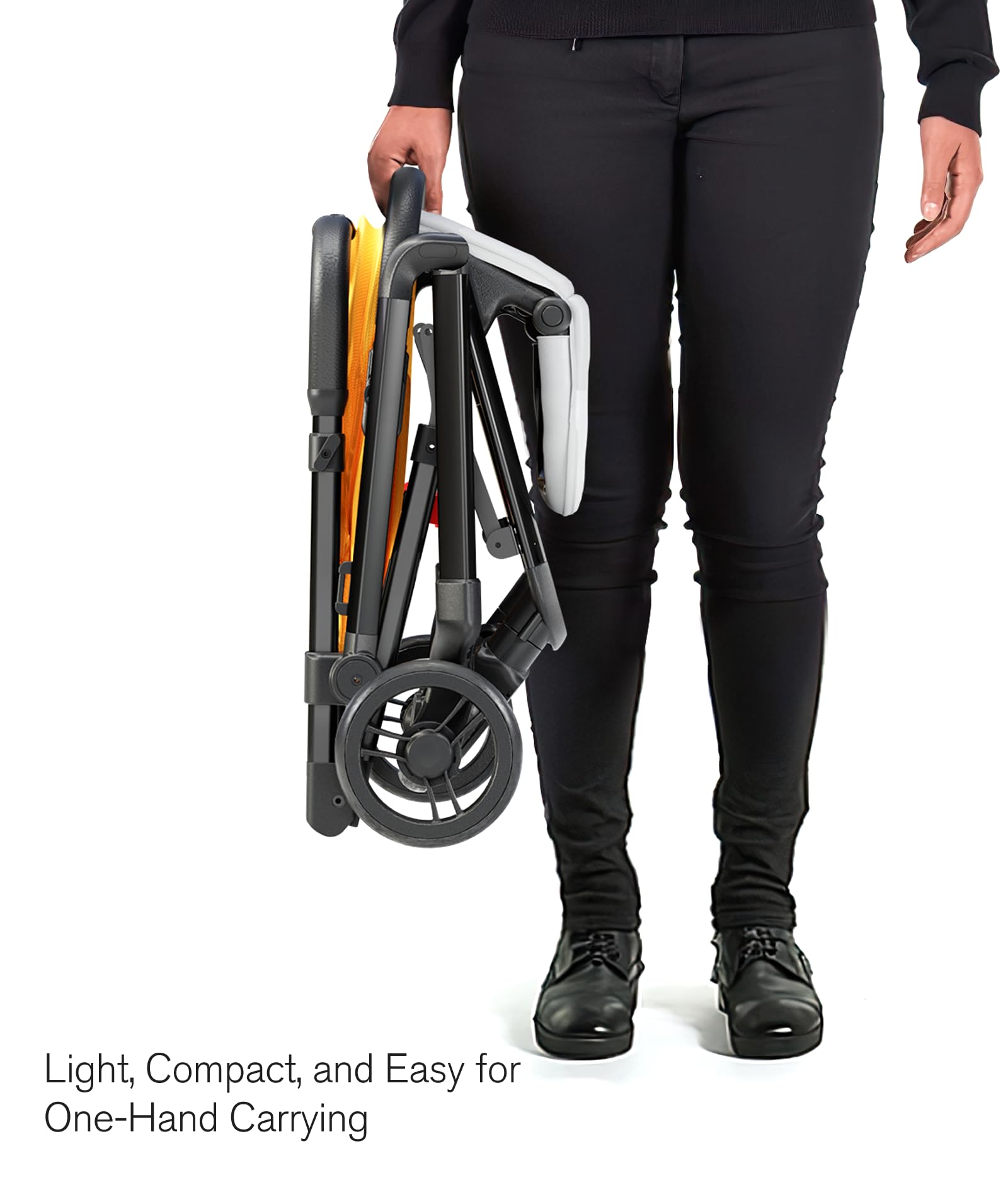 Ultra Compact Lightweight Baby Stroller for Travel - One-Hand Fold Toddler Stroller with Waterproof Canopy, Large Storage Basket | Perfect for Airplane, Shopping, and Outdoor Walks