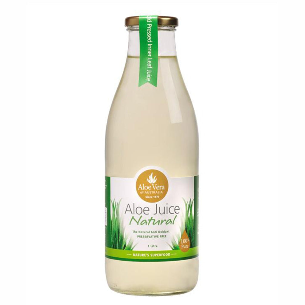 100% Pure Aloe Vera Juice from Australia - Natural Hydration & Skin Care - Perfect for Smoothies, Skincare Routine & Sunburn Relief