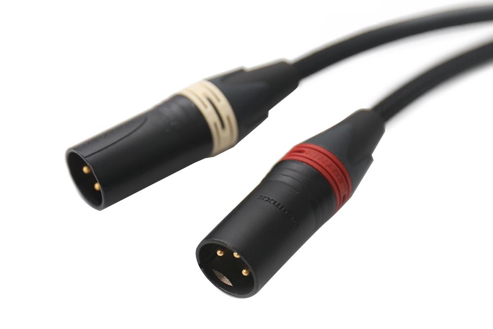 Fanmusic C006 XLR Balanced Female to Male HiFi Audio Cable - Professional Studio Microphone & Equipment Connection for Recording, Live Performance & Home Theater