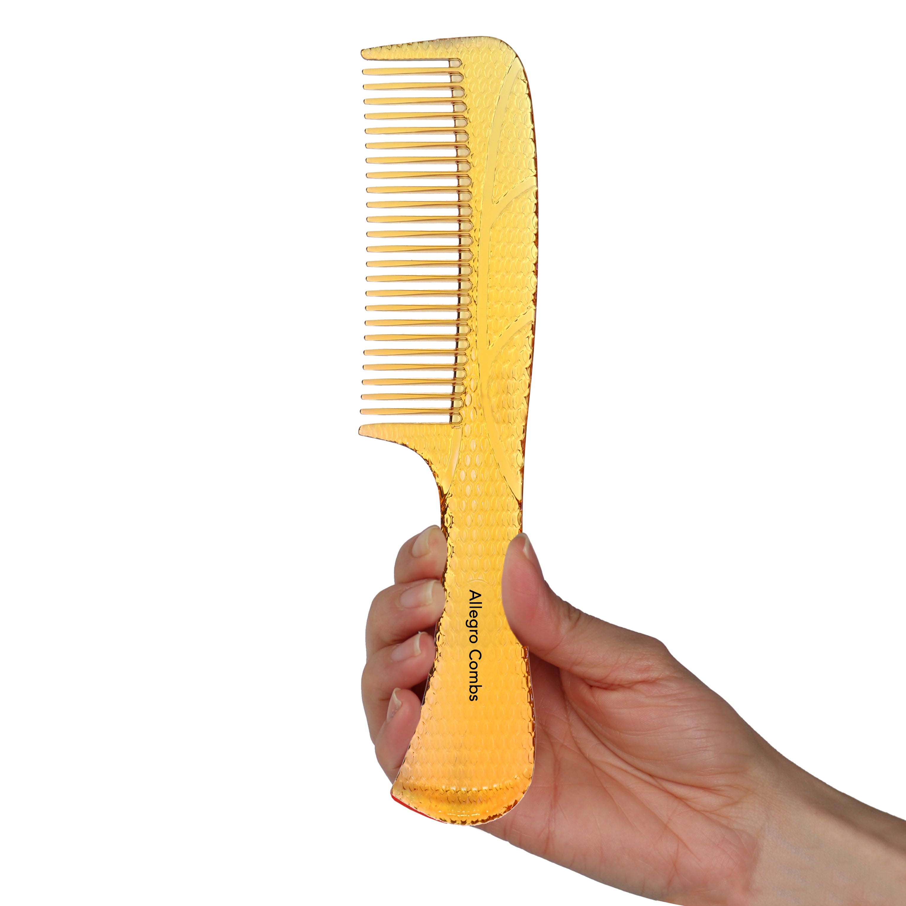Allegro Comb 1004 Wide Tooth Detangling Hair Comb for Women - Gentle Styling Tool for Curly, Thick & Wet Hair - Perfect for Salon, Travel & Home Use